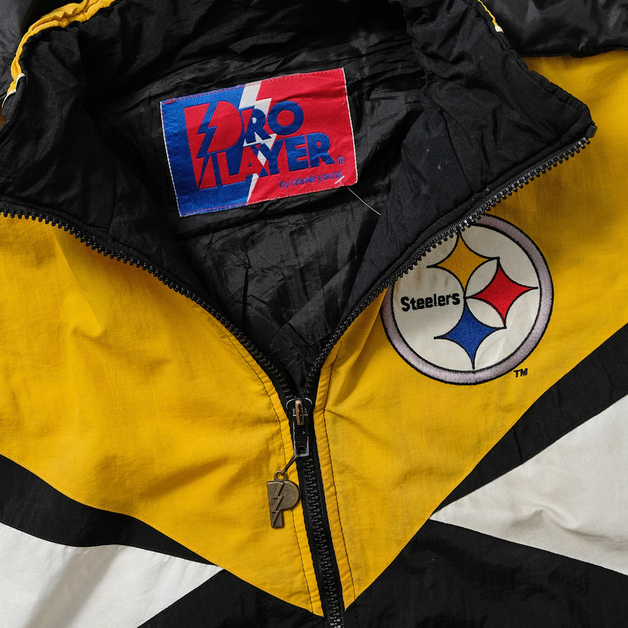 Vintage Pittsburgh Steelers Padded Jacket Large 