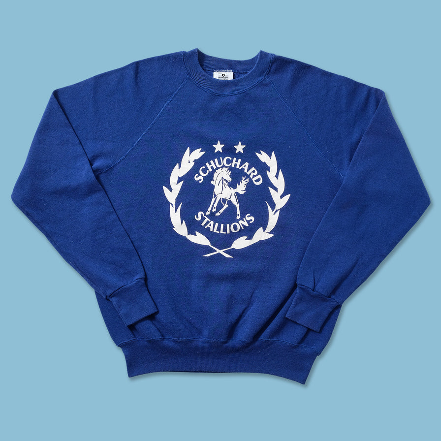 Vintage Schuchard Stallions Sweater Small 