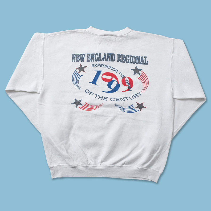 1999 New England Cheerleading Sweater Large 