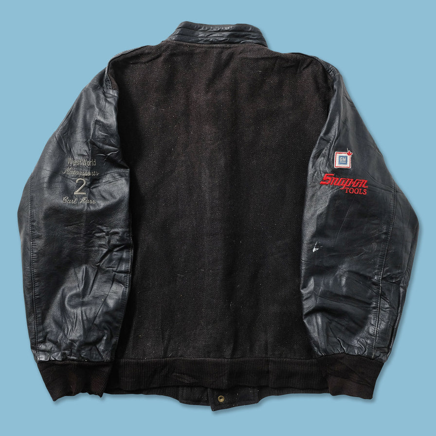 Vintage Goodwrench Racing Varsity Jacket Large 