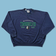Vintage Minnesota Timberwolves Sweater XLarge 