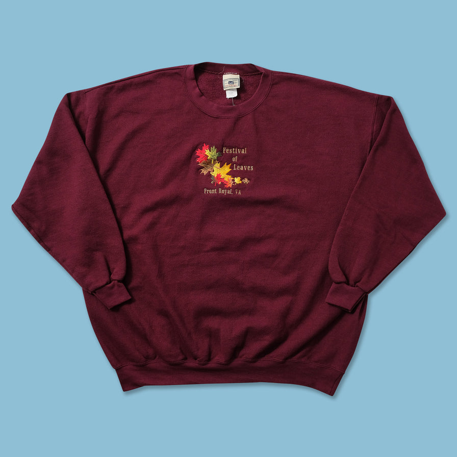 Vintage Festival of Leaves Sweater XXL 