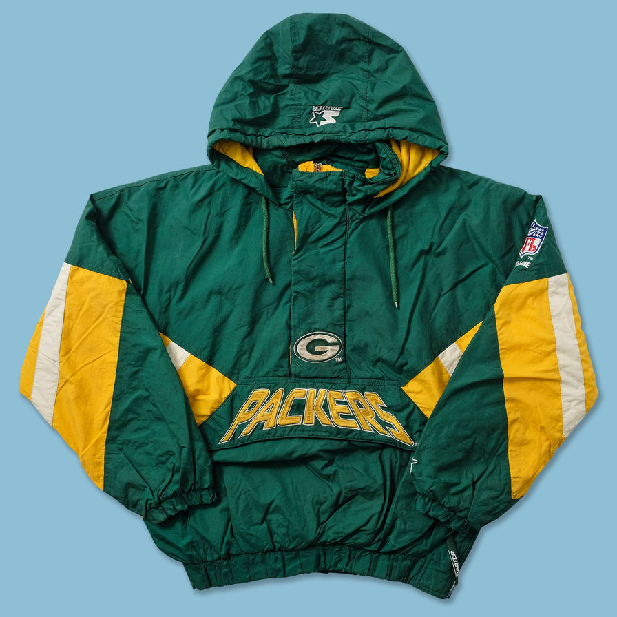 Vintage Starter Greenbay Packers Anorak Medium 