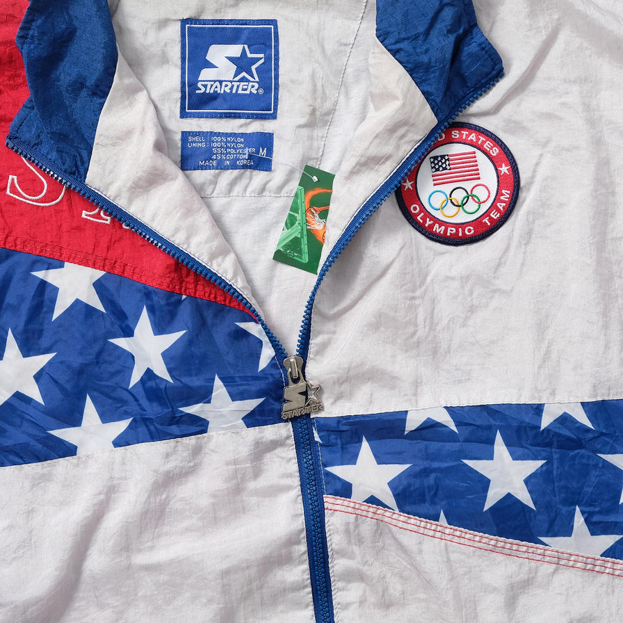 1996 Starter US Olympic Team Track Jacket Medium 