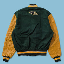 Vintage Leather Varsity Jacket Small 