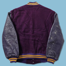 Vintage Leather Varsity Jacket Medium