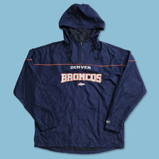 Vintage Reebok Denver Broncos Windbreaker XLarge 