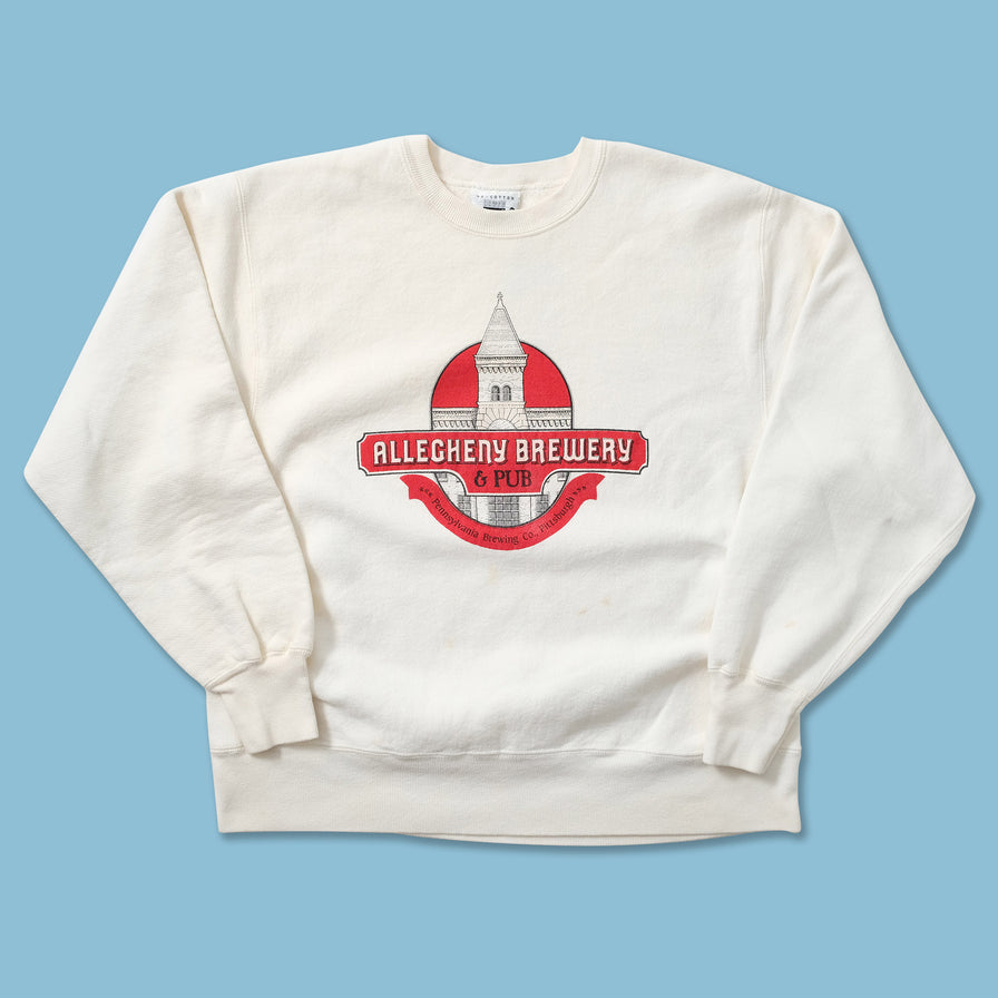 Vintage Allegheny Brewery Sweater Large 