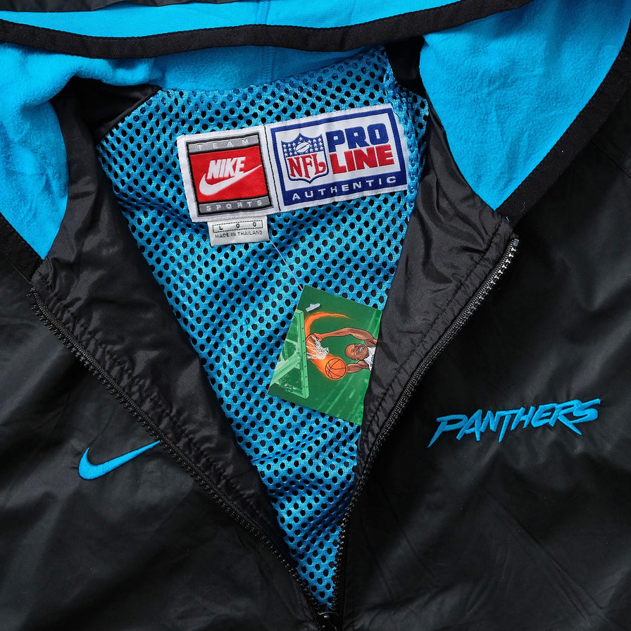 Vintage Nike Carolina Panthers Light Jacket Large 