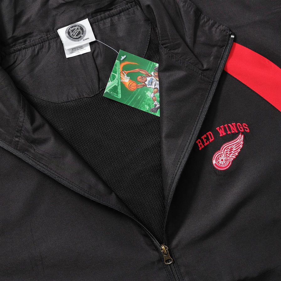 Vintage Detroit Red Wings Track Jacket Large 