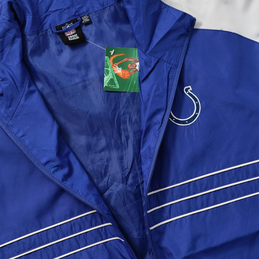 Vintage Reebok Indianapolis Colts Track Jacket XXL 