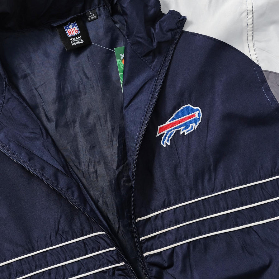 Vintage Reebok Buffalo Bills Track Jacket Large 