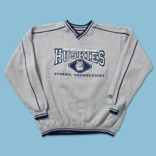 Vintage Uconn Huskies Sweater Large 