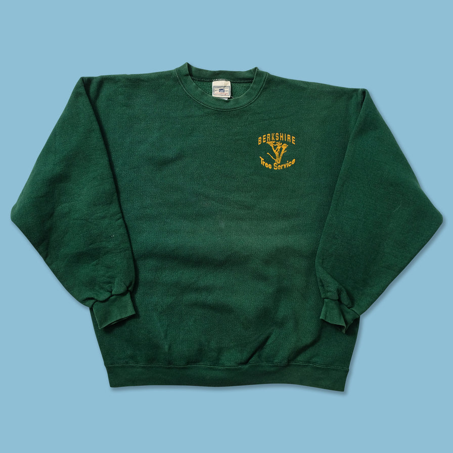 Vintage Berkshire Tree Service Sweater Large 