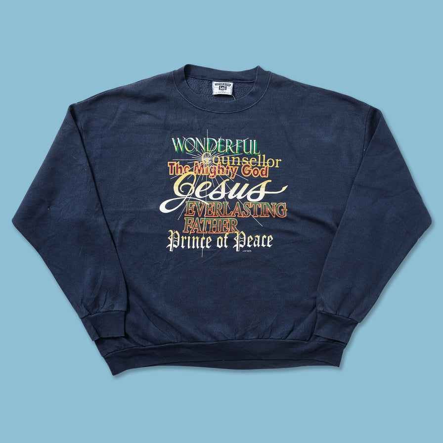 Vintage Jesus Sweater XLarge 