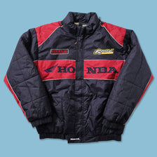 Vintage Racing Puffer Jacket XLarge 