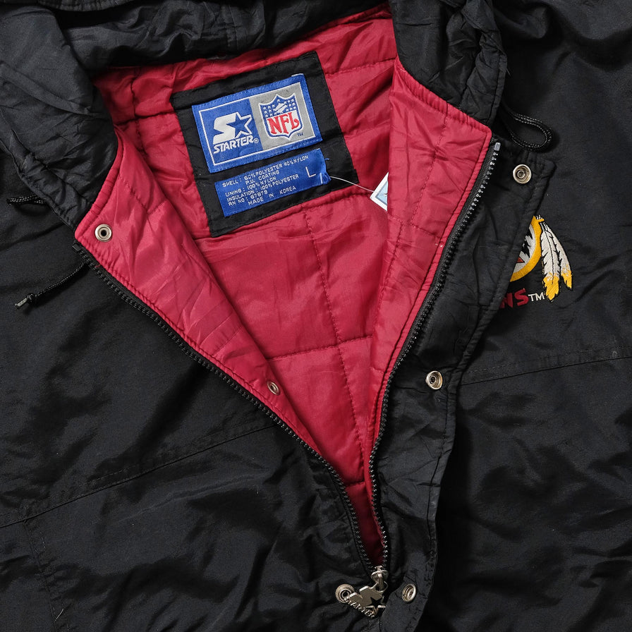 Vintage Starter Washington Football Padded Jacket Large 