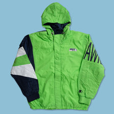 Vintage Starter Seattle Seahawks Light Padded Jacket Large 