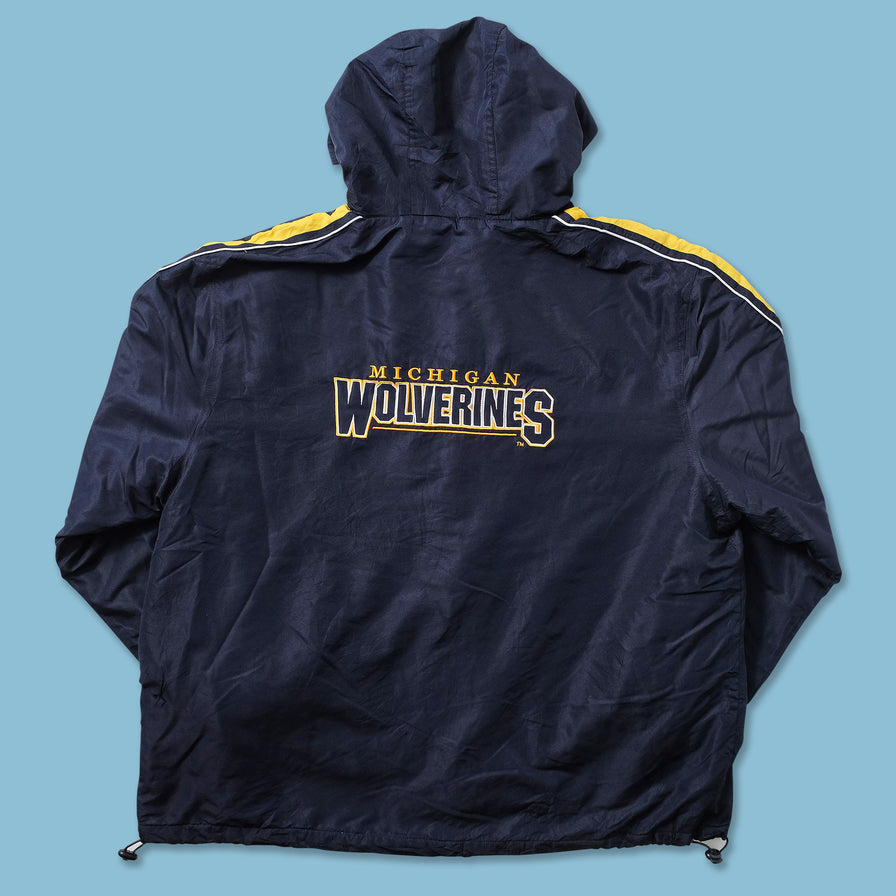 Vintage Michigan Wolverines Light Padded Jacket XLarge 