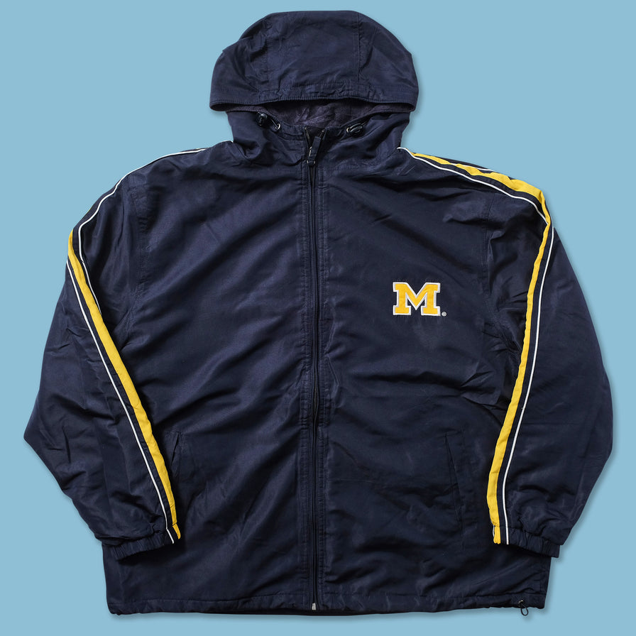 Vintage Michigan Wolverines Light Padded Jacket XLarge 