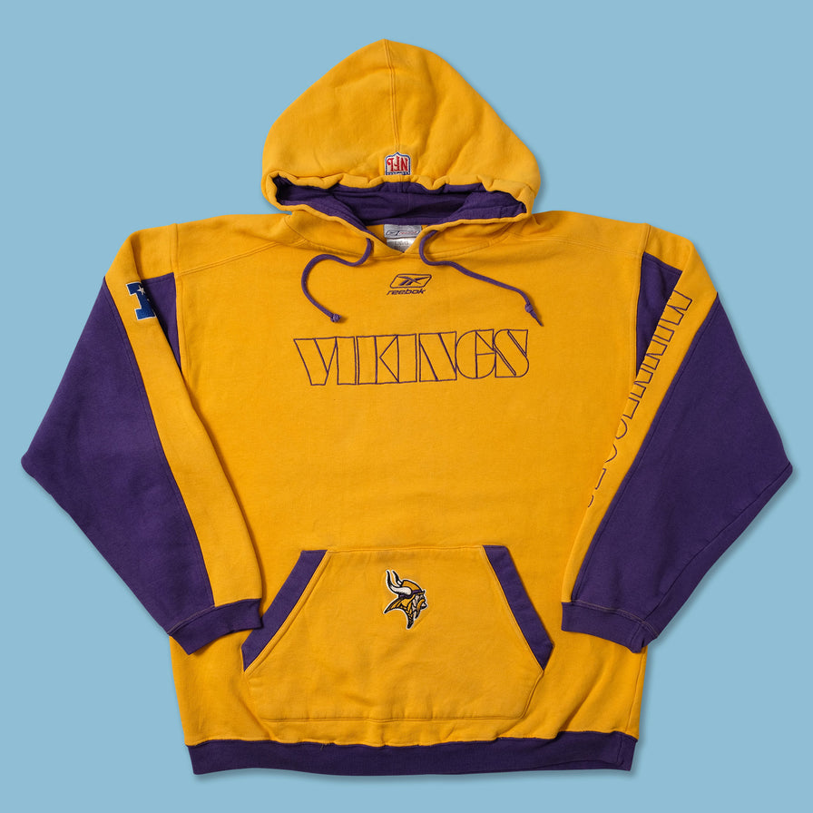 Vintage Reebok Minnesota Vikings Hoody Large - Double Double Vintage