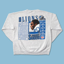 Vintage Barry Sanders Detriot Lions Sweater Medium