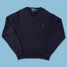 Vintage Polo Ralph Lauren Knit Sweater Medium - Double Double Vintage