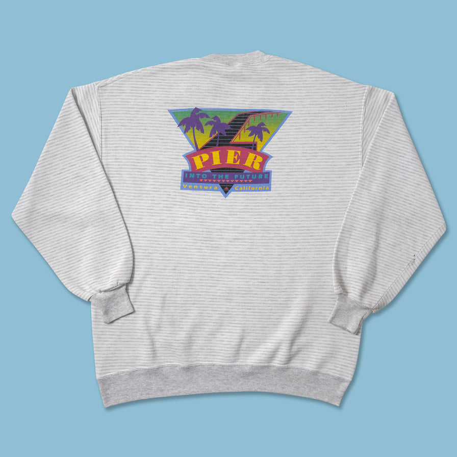 Vintage Pier Into The Future Sweater Large - Double Double Vintage