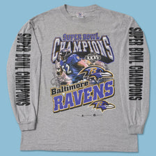 2001 Baltimore Ravens Super Bowl Longsleeve Medium