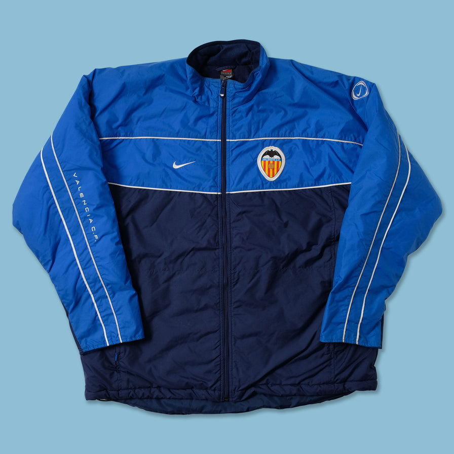 Vintage Nike FC Valencia Padded Jacket Large - Double Double Vintage