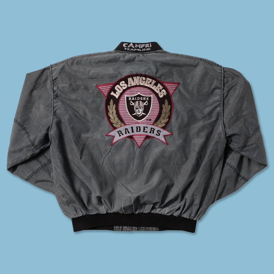Vintage Los Angeles Raiders Bomber Jacket Large - Double Double Vintage