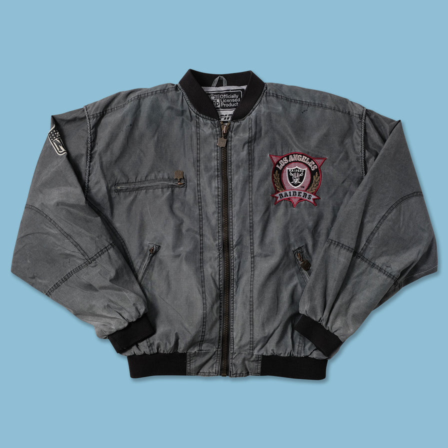 Vintage Los Angeles Raiders Bomber Jacket Large - Double Double Vintage