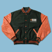Vintage Miami Hurricanes Varsity Jacket XLarge - Double Double Vintage