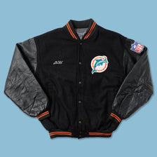 Vintage Miami Dolphins Varsity Jacket XLarge - Double Double Vintage
