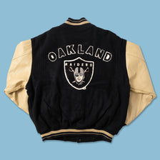 Vintage Oakland Raiders Varsity Jacket Large - Double Double Vintage