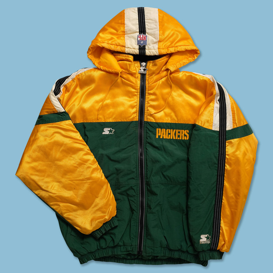 Vintage Starter Greenbay Packers Padded Jacket Large - Double Double Vintage