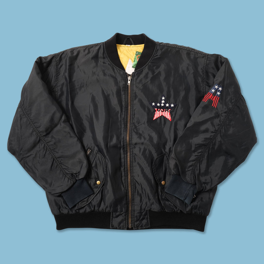 Vintage USA Padded Bomber Jacket Medium 