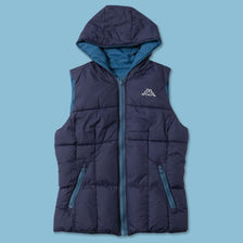 Vintage Women's Kappe Reversible Puffer Vest Small 