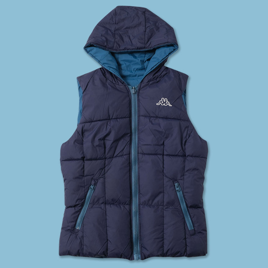Vintage Women's Kappe Reversible Puffer Vest Small 