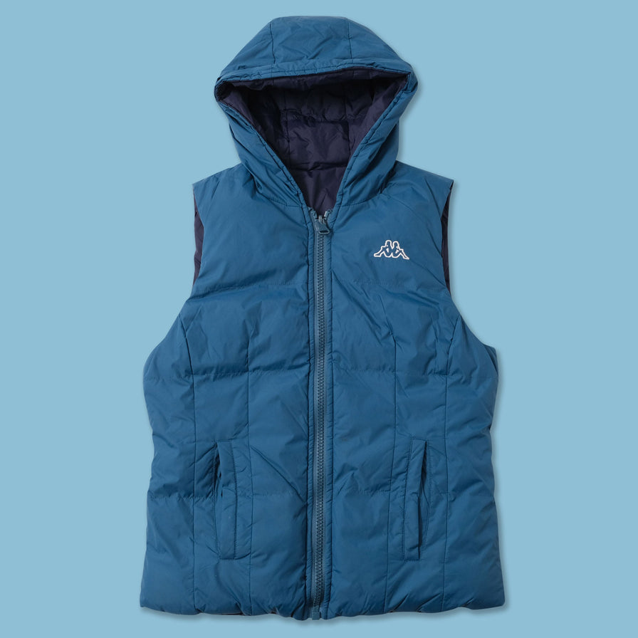 Vintage Women's Kappe Reversible Puffer Vest Small 