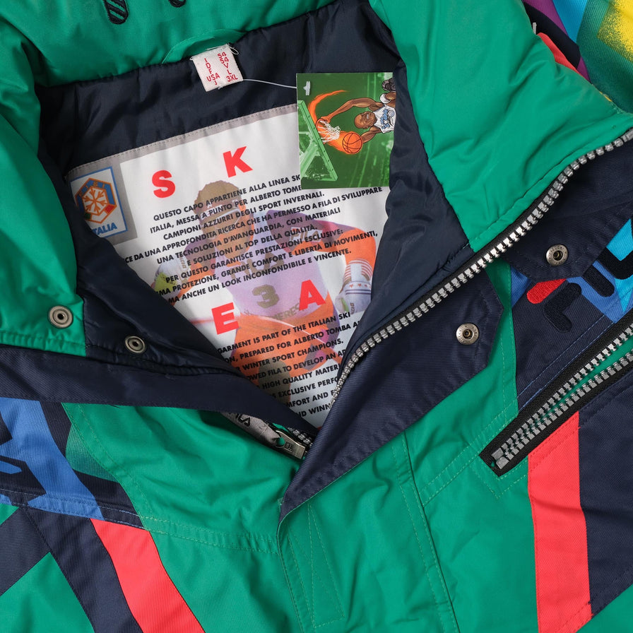 Vintage Fila Padded Jacket XXLarge 