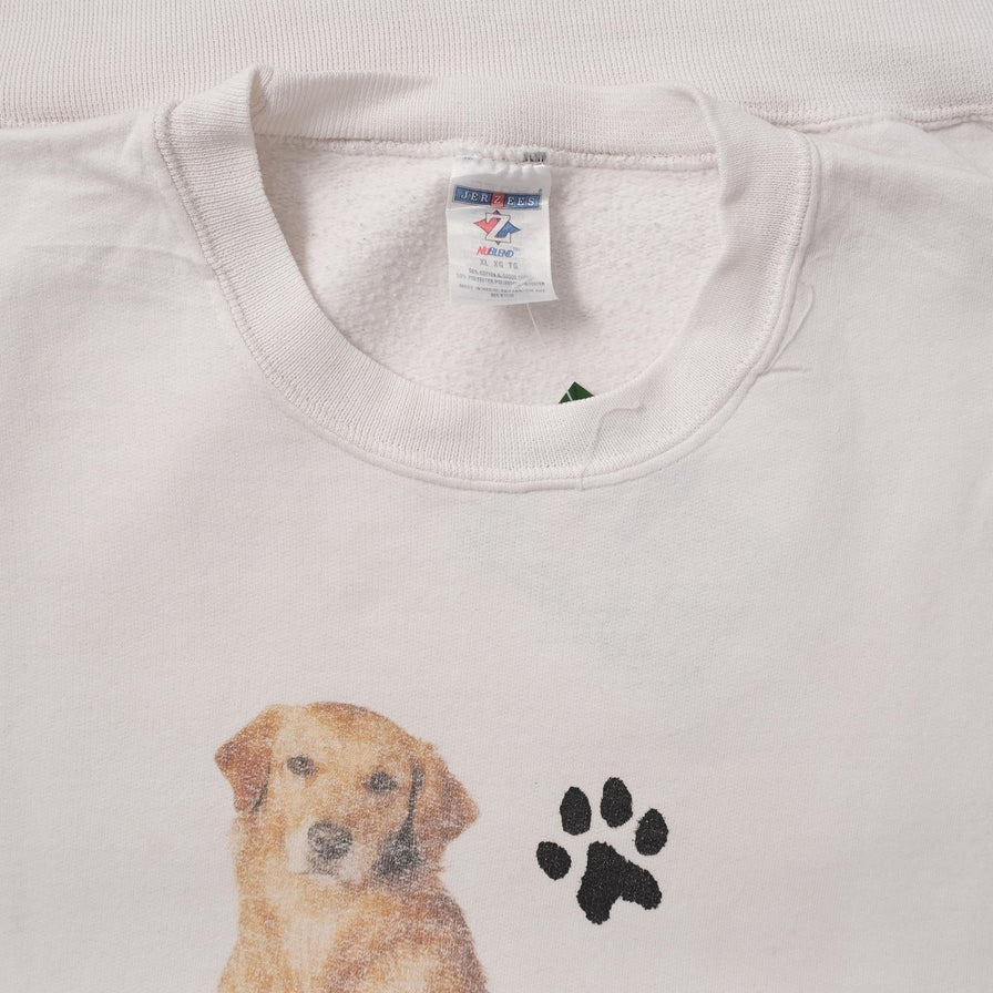 Vintage Golden Retriever Sweater XLarge 