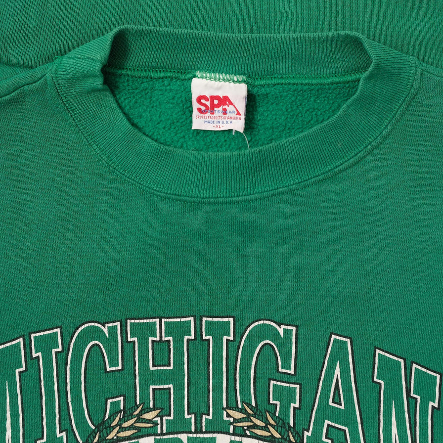 Vintage Michigan State Spartans Sweater Medium 