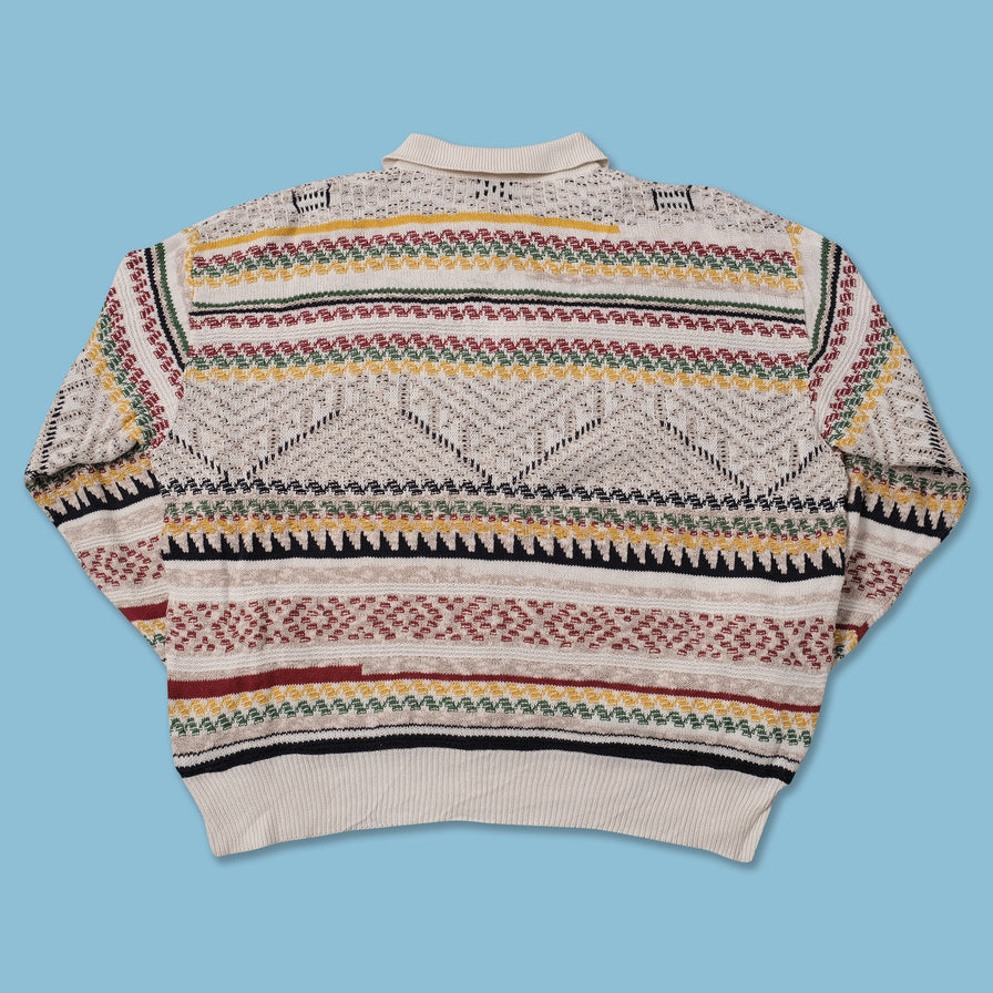 Vintage Hugo Boss Knit Sweater Large 