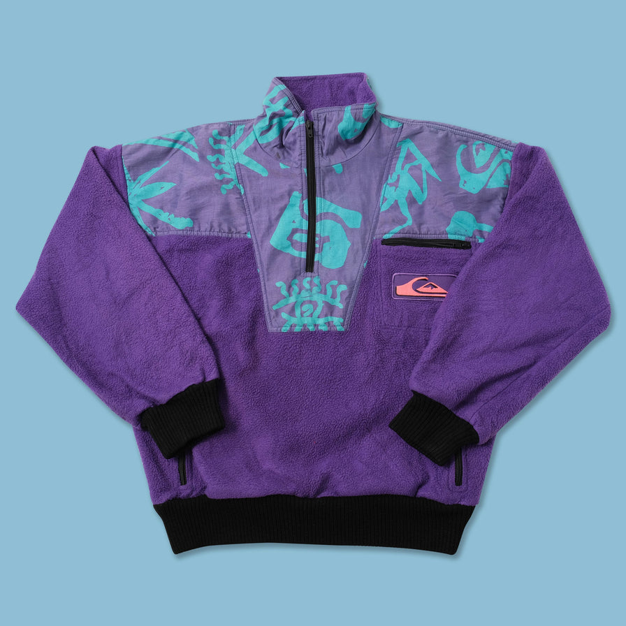 Vintage Quiksilver Q-Zip Fleece Large 