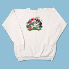 Vintage Santa Claus Sweater Large 