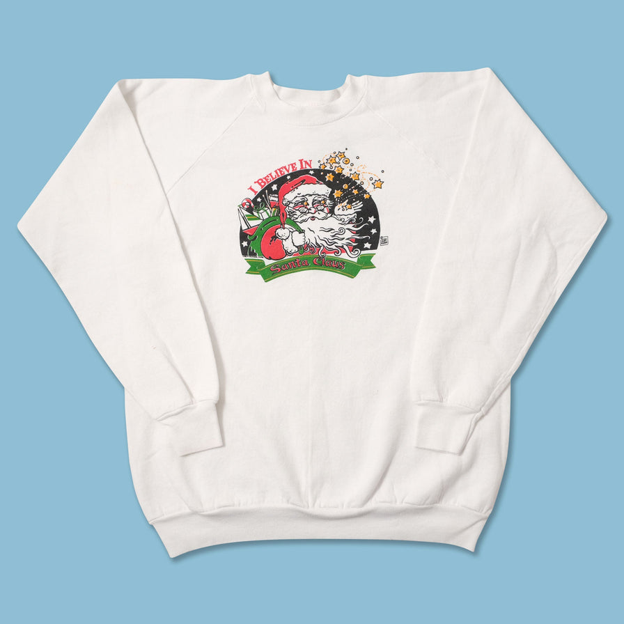 Vintage Santa Claus Sweater Large 