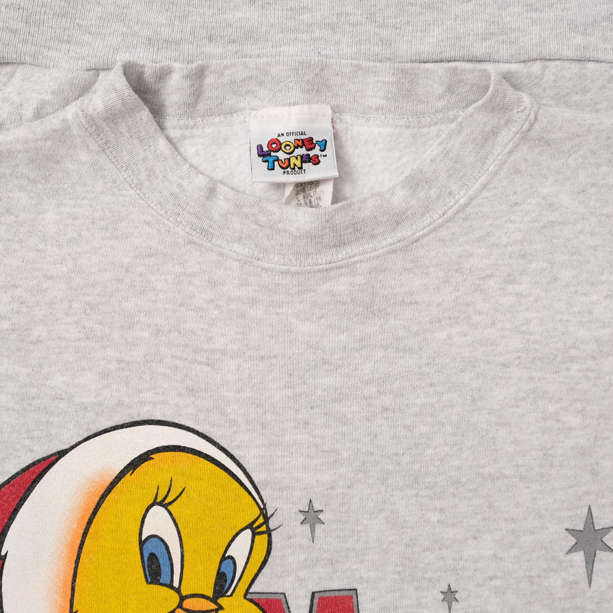 Vintage Tweety Christmas Sweater XLarge 