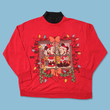 Vintage Mickey Mouse Christmas Sweater XLarge 