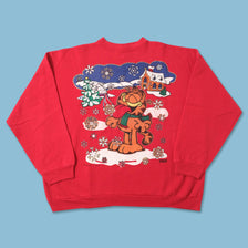 Vintage Garfield Winter Sweater XXLarge 